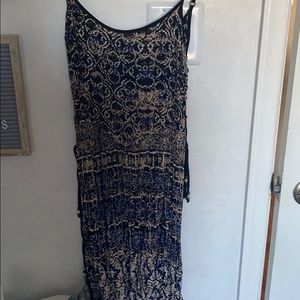 Patterned shift dress